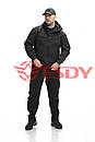 Куртка ESDY Softshell софтшел, тактична 01. Чорна, фото 10
