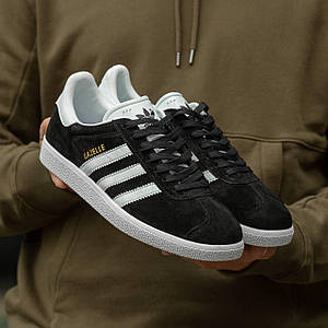 Чоловічі Кросівки Adidas Gazelle Black White 40-41-44-45