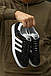 Чоловічі Кросівки Adidas Gazelle Black White 40-41-44-45, фото 8