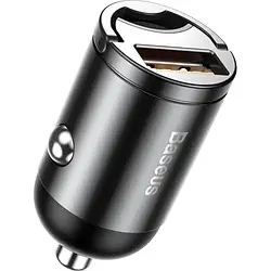 Автомобільний адаптер для телефона Baseus VCHX-A0G Gray (Tiny Star Mini Quick Charge Car Charger)