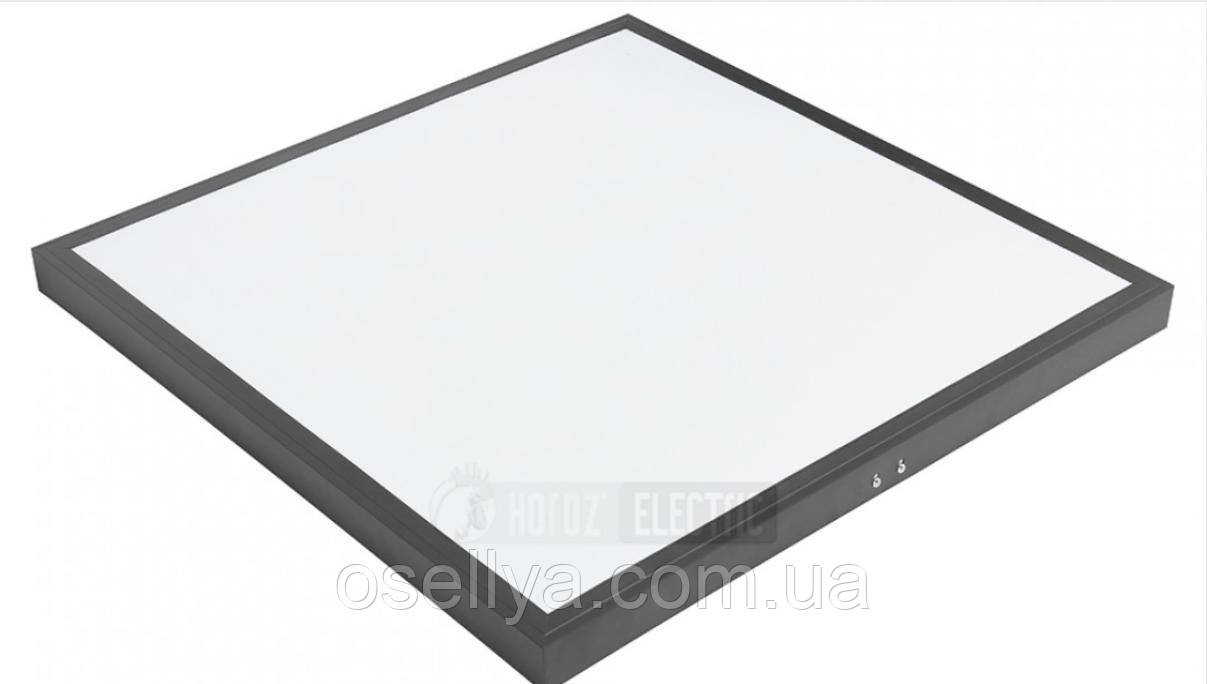 Світильник накладний 600*600 SMD LED "PULSAR-48"  48 W  6400K чорний