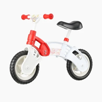 Велобіг STAR BIKE біло-червоний, колеса 10", EVA, KINDER WAY, 11-012БК