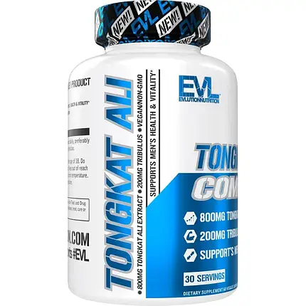 Тестобустер Еврікома Довголиста EVLution Nutrition Eurycoma longifolia Jack 400 мг 60 капс. (30 порц.), фото 2