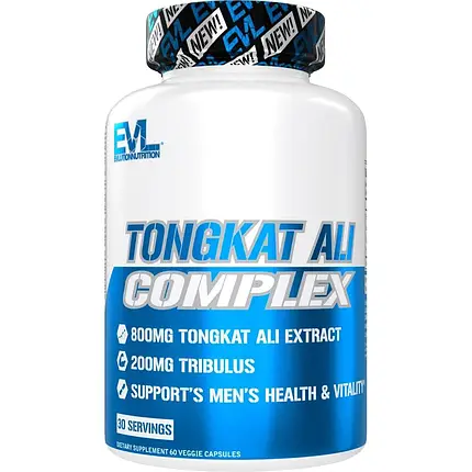 Тестобустер Еврікома Довголиста EVLution Nutrition Eurycoma longifolia Jack 400 мг 60 капс. (30 порц.), фото 1