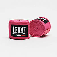 Бинты боксерские розовые 3,5 м Leone Pink