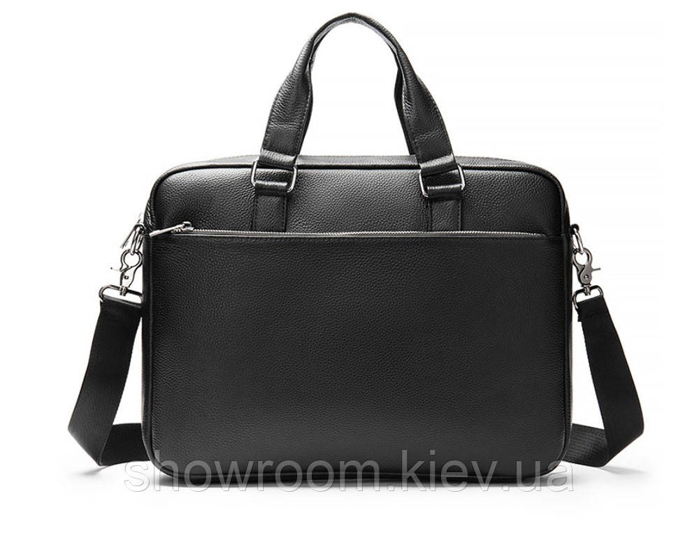Чоловіча ділова шкіряна сумка Leather Collection (9919) чорна