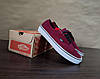 Кеди Vans Authentic BORDO / WHITE бордові ванси унісекс кросівки демісезон 2023, фото 7