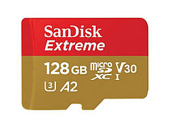 Карта пам'яті microSDXC (UHS-1 U3) SanDisk Extreme For Mobile Gaming A2 128Gb class 10 V30 (R190MB/s,W90MB/s)