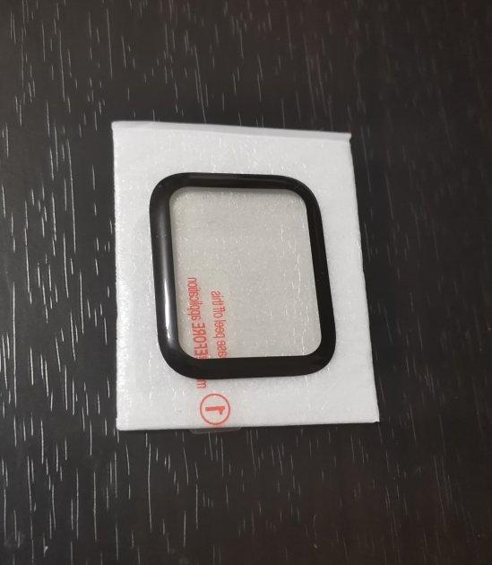 Скло захисне Full Glue для Apple Watch 40mm- чорний