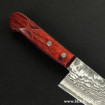 Ніж кухонний Honmamon / Хонмамон Gyuto (Шеф) Damascus, 210 мм (Японія), фото 4