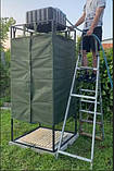 Душ літній дачний вуличний розбірний для дачі вулиці бак 100 л, ПВХ тканина ПОСИЛЕНИЙ, фото 2