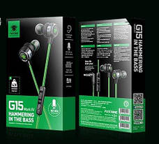 Дротові ігрові навушники з мікрофоном для ПК і телефона Plextone G15, фото 3