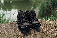 Тактические влагостойкие демисезонные кроссовки черные