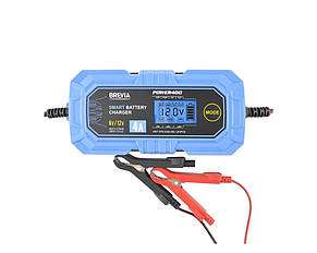 Інтелектуальний зарядний пристрій для АКБ Brevia Power400 6V/12V, 4A, фото 4
