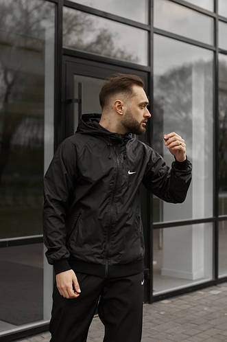 Red and black nike windrunner sales