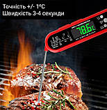 Кухонний термометр GRILL THERMOMETR 2K з виносним щупом миттєве читання 3-4 секунди, фото 6