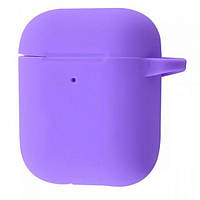 Чохол Silicone Case New for AirPods 1/2 (light purple) 27186