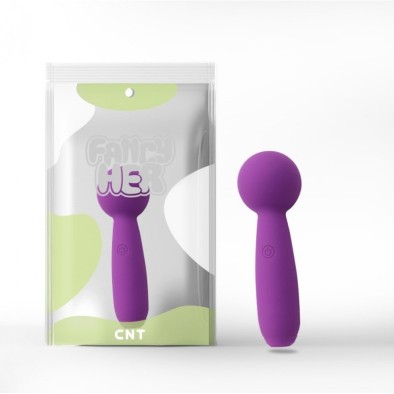 Силіконовий вібростимулятор для жінок Pleasure Wand Purple, фото 1