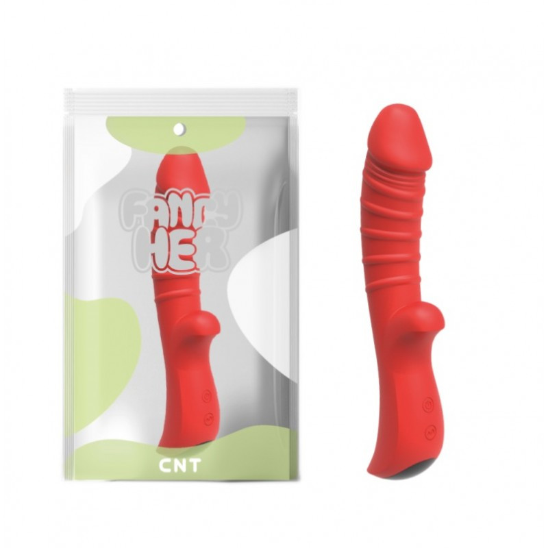 Стильний мультифункціональний віратор Sparkle G Red, фото 1