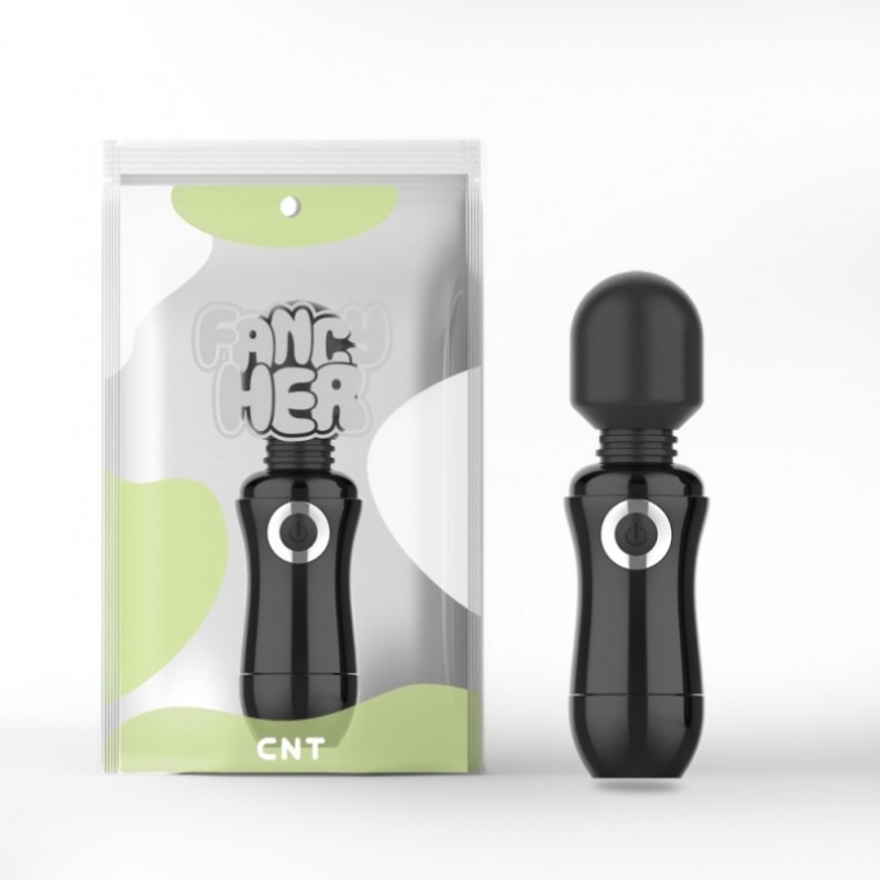 Вібростимулятор кліторальний Oh My Wand Round Black, фото 1