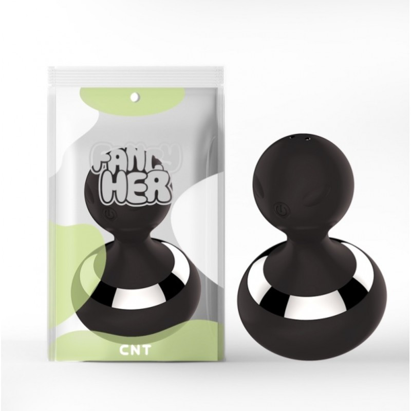 Вібростимулятор чорний для жінок Body Ecstasy Silver, фото 1