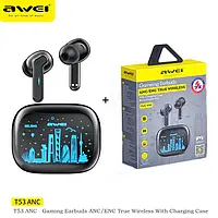 Awei T53ANC Беспроводные Bluetooth наушники Беспроводные наушники с шумоподовлением AWEI T53 ANC