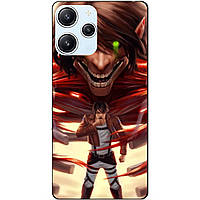 Силіконовий бампер чохол для Xiaomi Redmi 12 малюнок Attack on Titan