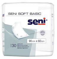 Пеленки поглощающие Seni Soft Basic 60 x 90 см 30 шт