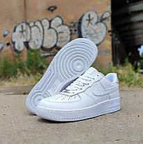БІЛІ кросівки Nike air force 1 чоловічі унісекс нафк аір форс, фото 3