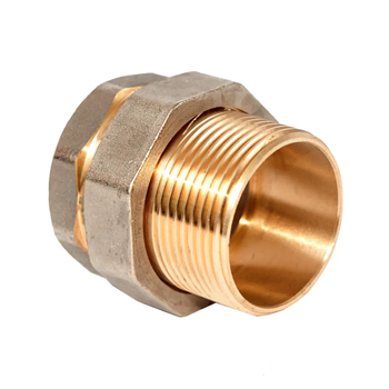 Американка латунь STA пряма ВН 1" нікель