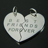Парный кулон для друзей - Best friends forever
