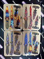Только опт! Набор деревянных ножей 3 шт игрушечные ножи из дерева: Тычковый набор CS:GO (КС:ГО)