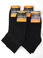 Шкарпетки чоловічі середні демісезонні Marjinal Dry Fit бавовна, тонкі дезодоровані спорт, розмір 40-45 12 пар/уп. чорні