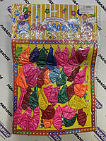 Воздушные надувные шарики, разноцветные на планшетке 40 шт