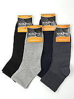 Шкарпетки чоловічі середні демісезонні Marjinal Dry Fit бавовна, тонкі дезодоровані спорт, розмір 40-45 12 пар/уп. мікс кольорів