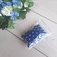 Перли Синій штучний. 8 мм. Вага 10 грамів