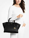 MICHAEL KORS  Avril Large Leather Top-Zip Satchel Велика шкіряна сумка-портфель Майк Корс Avril, фото 3