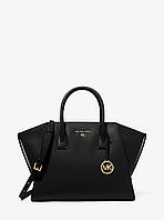 MICHAEL KORS Avril Large Leather Top-Zip Satchel Большая кожаная сумка-портфель Майк Корс Avril