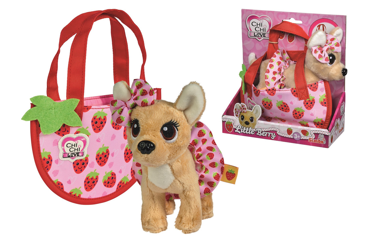 Собачка Simba Chi Chi Love Маленька ягідка з сумочкою 15 см (5890147)