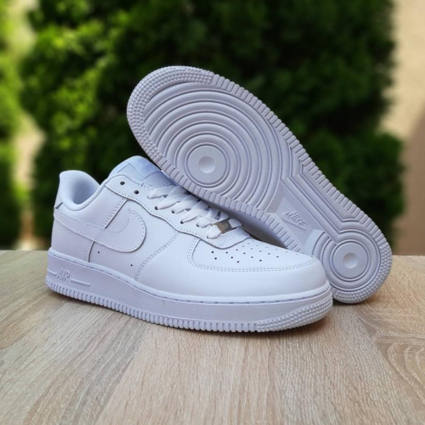 Кросівки Nike air force 1 білі чоловічі унісекс нафк аір форс, фото 1