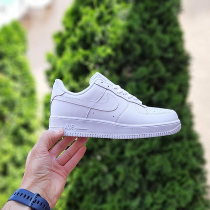 Кросівки Nike air force 1 білі чоловічі унісекс нафк аір форс, фото 4