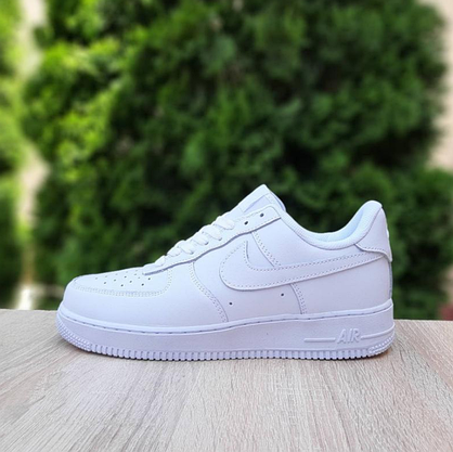 Кросівки Nike air force 1 білі чоловічі унісекс нафк аір форс, фото 3
