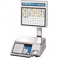 Ваги з друком етикеток CAS CL5000J-IS