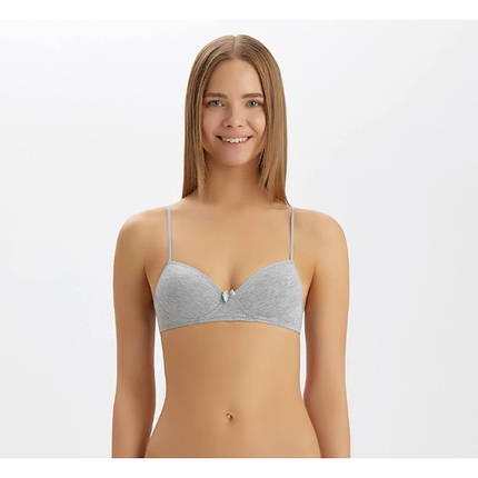 Бюстгальтер підлітковий для дівчинки Baykar сірий р.1 (11-12 років ), фото 1