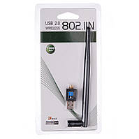 Скоростной USB WIFI 150M 802.11n мини Wi-fi адаптер с антенной 5db