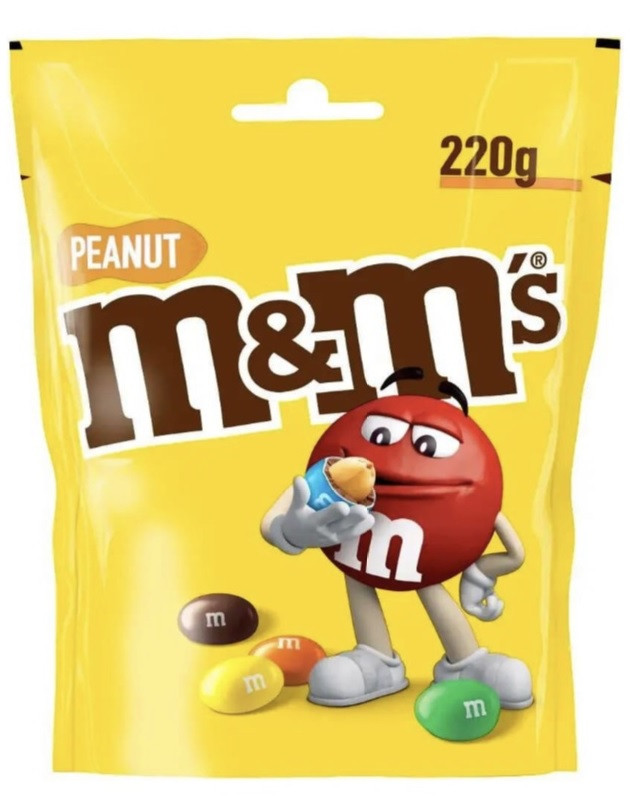 Драже Арахіс у Шоколаді та Кольоровій Глазурі M&M's Peanut 220 г Німеччина