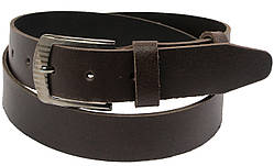 Чоловічий ремінь під джинси Skipper коричневий 3,8 см DS