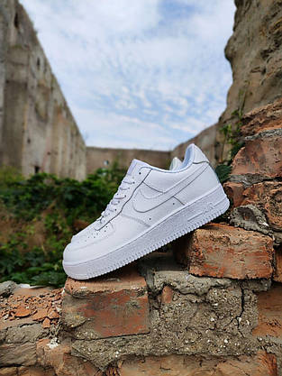 Кросівки Nike air force 1 білі чоловічі унісекс нафк аір форс, фото 4