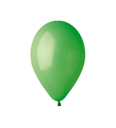 Повітряні кулі 13 см пастель зелений Gemar 05121