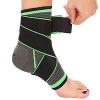 Универсальный эластичный фиксатор для голеностопного сустава ноги Ankle Support, Бандаж на голеностоп